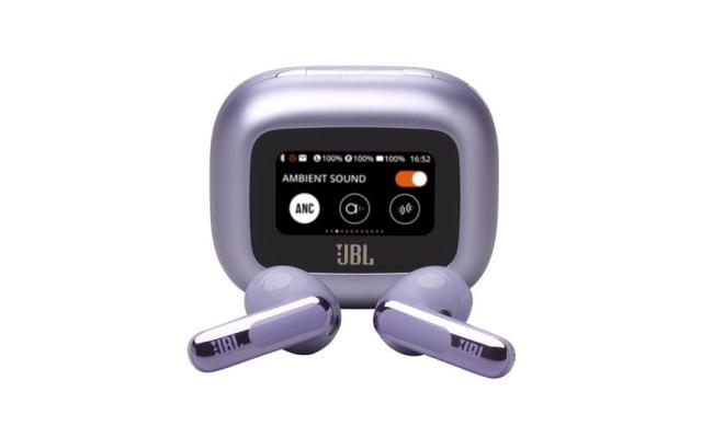 JBL Live Flex 3 Wireless Earbud Headphones – Purple